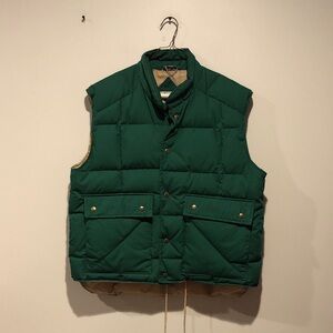 Down Designs Vintage Forrest Green Puffer Vest